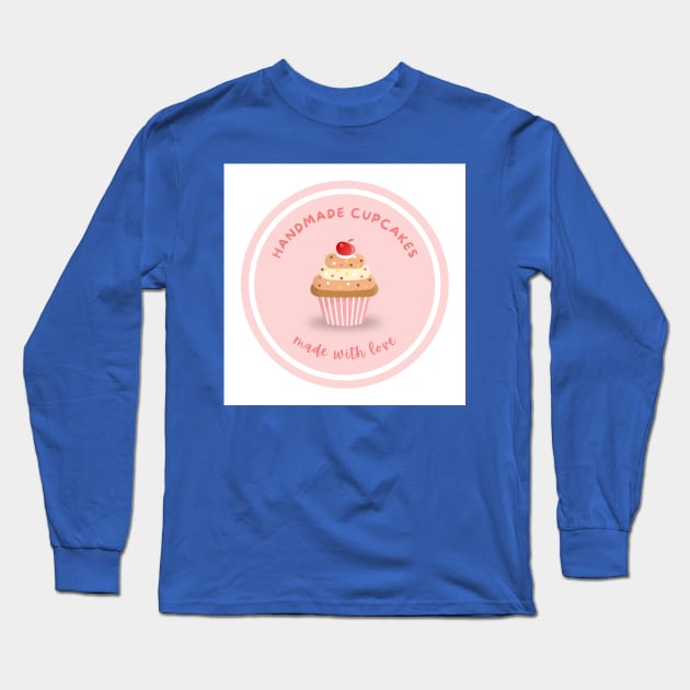 Fine cupcake Long Sleeve T-Shirt by Zazavectorarts